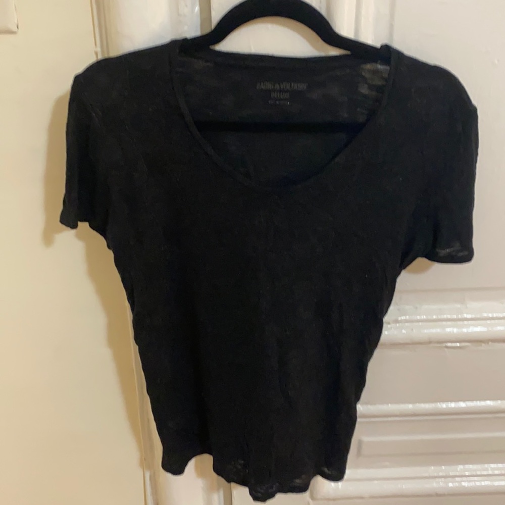 Zadig & Voltaire black skull t shirt